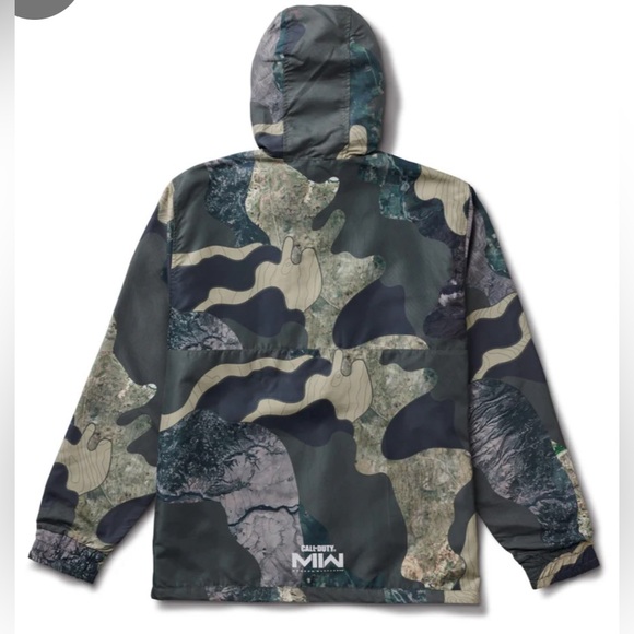 Primitive x Call of Duty MAPPING ANORAK JACKET WINDBREAKER - Picture 2 of 4